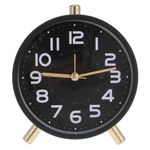 Часы-будильник настольные, 13.5х10х5.3 см, металл